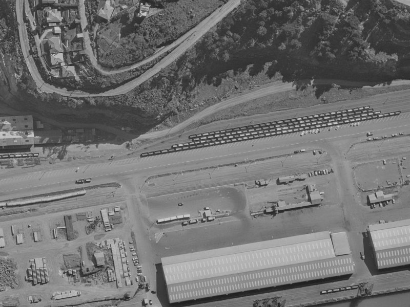 Cashin Quay from the air, 1970-1974