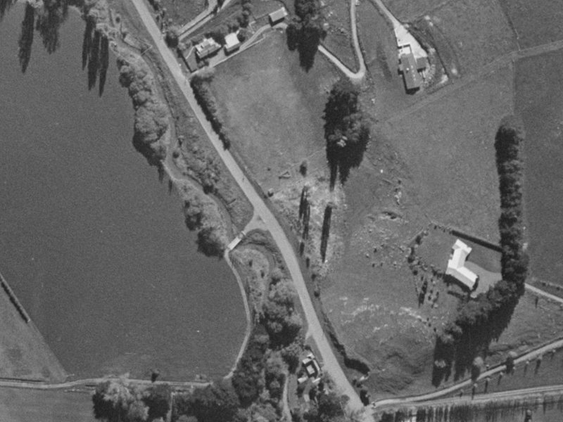 122 Old Tai Tapu Road from the air, 1970-1974