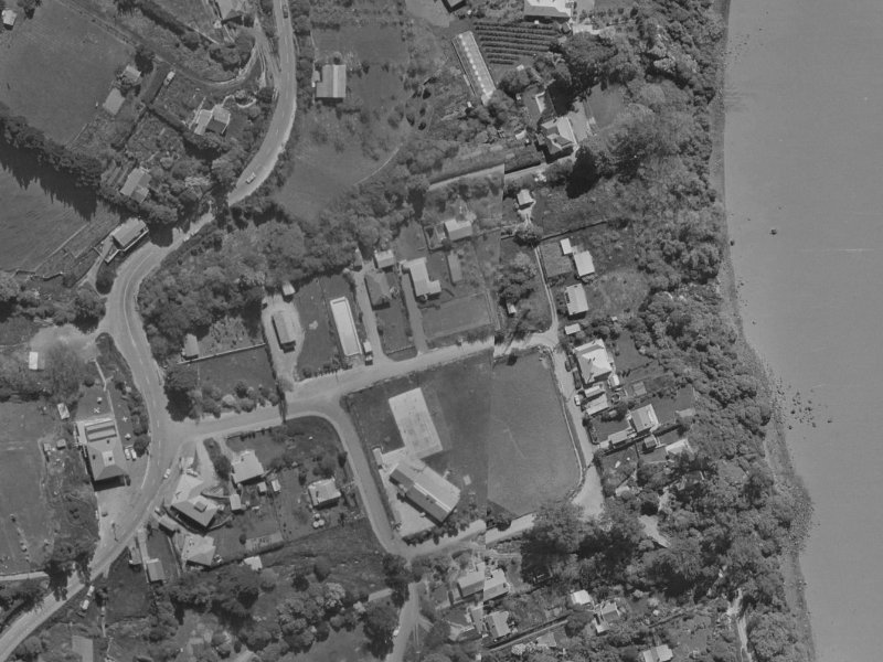 Cresswell Avenue from the air, 1970-1974