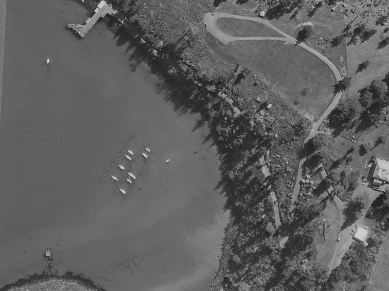 1 Waipapa Avenue from the air, 1970-1974