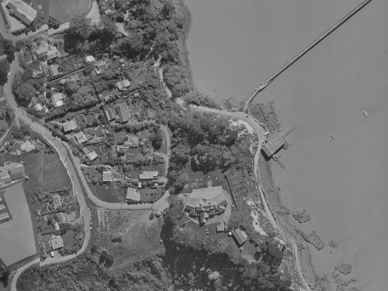 Cholmondeley Lane from the air, 1970-1974