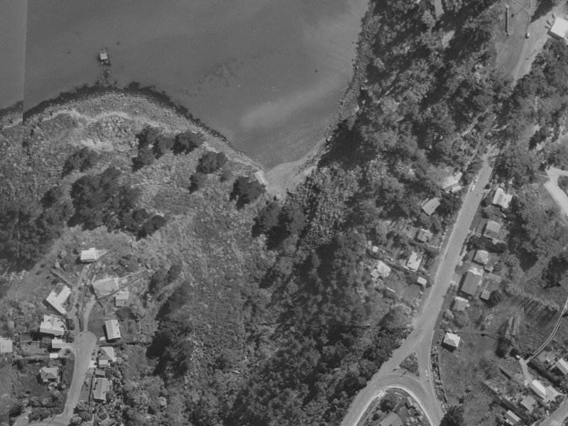 9 Waipapa Avenue from the air, 1970-1974