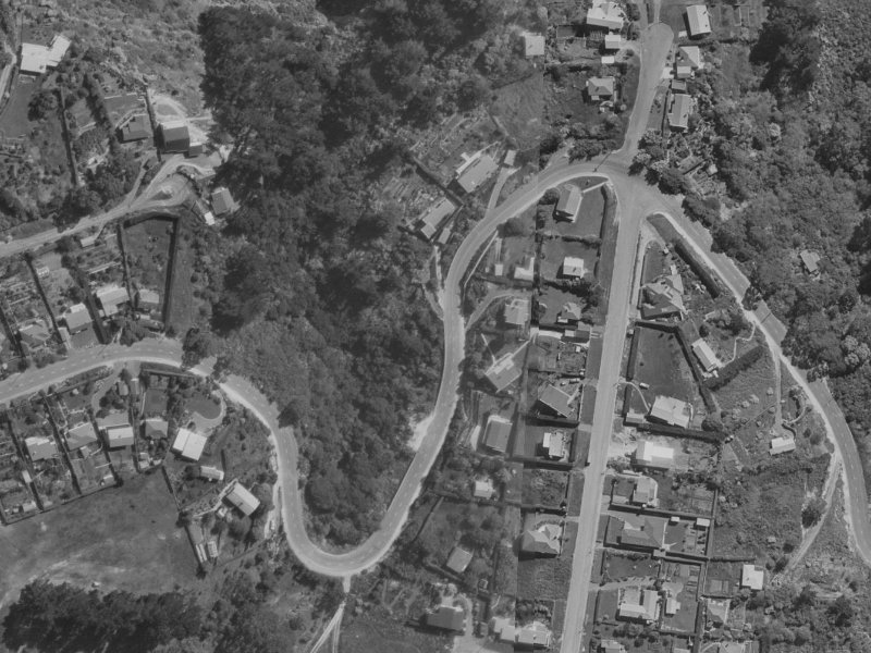 55 Marine Drive from the air, 1970-1974