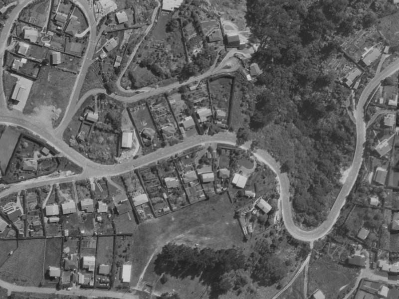 70 Marine Drive from the air, 1970-1974