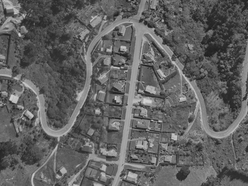 21 Whero Avenue from the air, 1970-1974