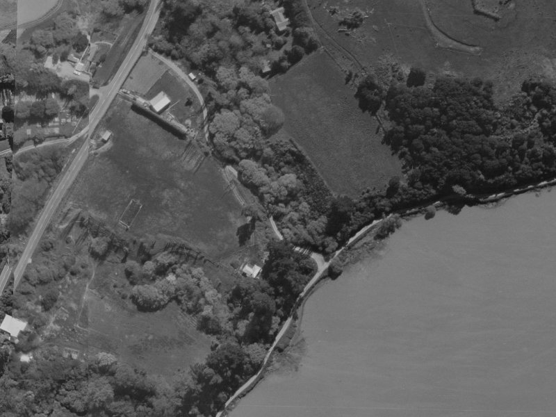 Church Lane from the air, 1970-1974