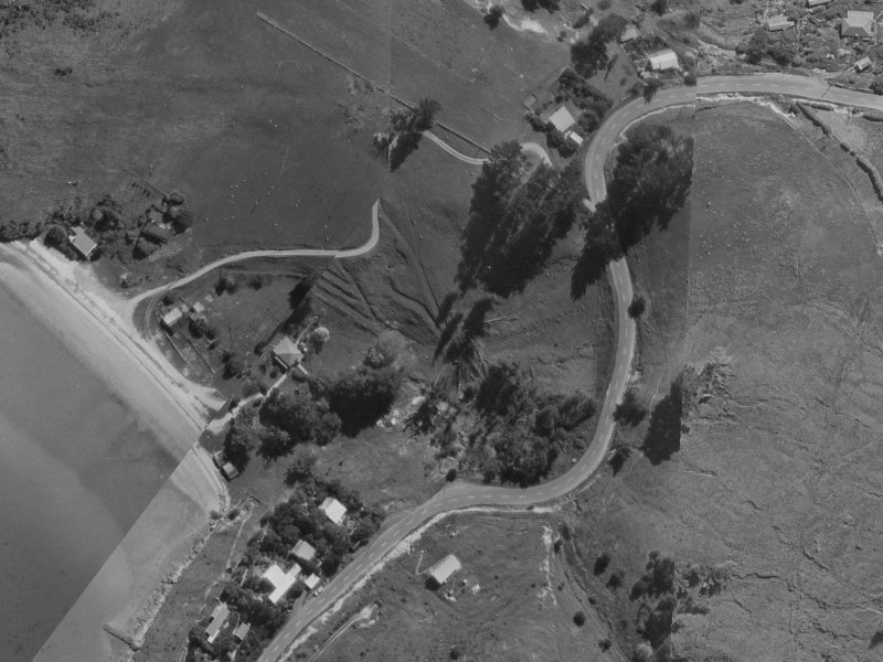 15 Te Wharau Lane from the air, 1970-1974