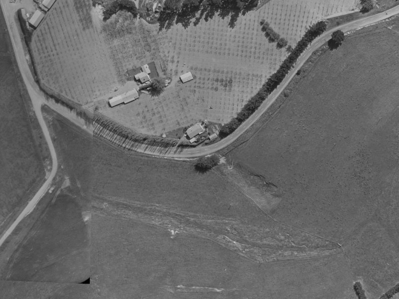 Governors Bay Teddington Road from the air, 1970-1974