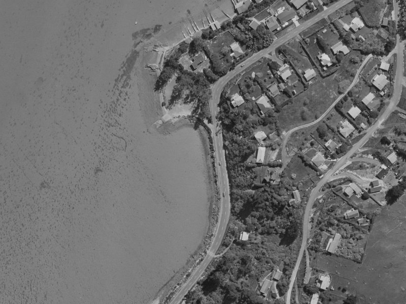 426 Marine Drive from the air, 1970-1974