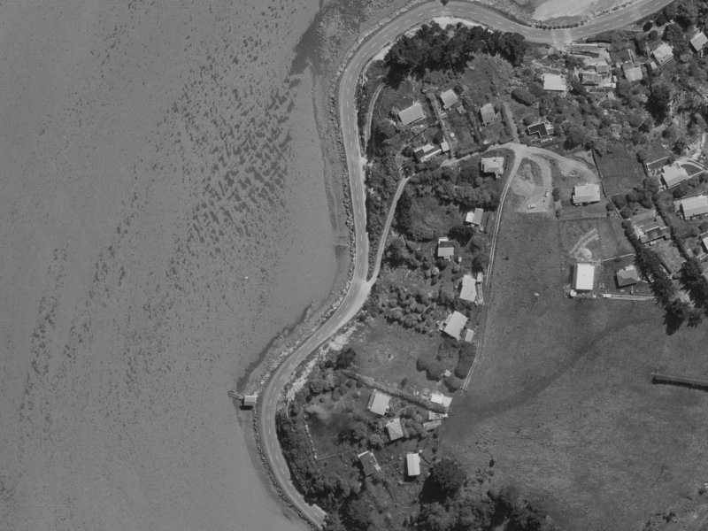 492 Marine Drive from the air, 1970-1974