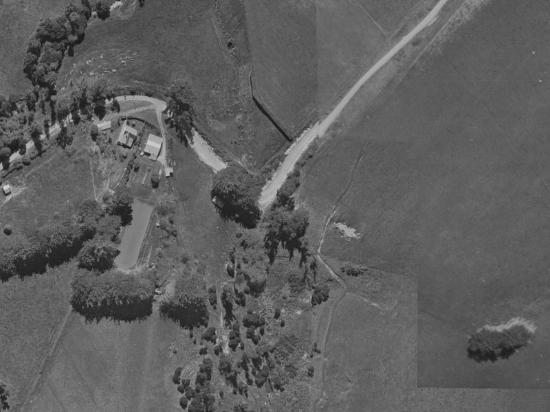 105–115 Bamfords Road from the air, 1970-1974