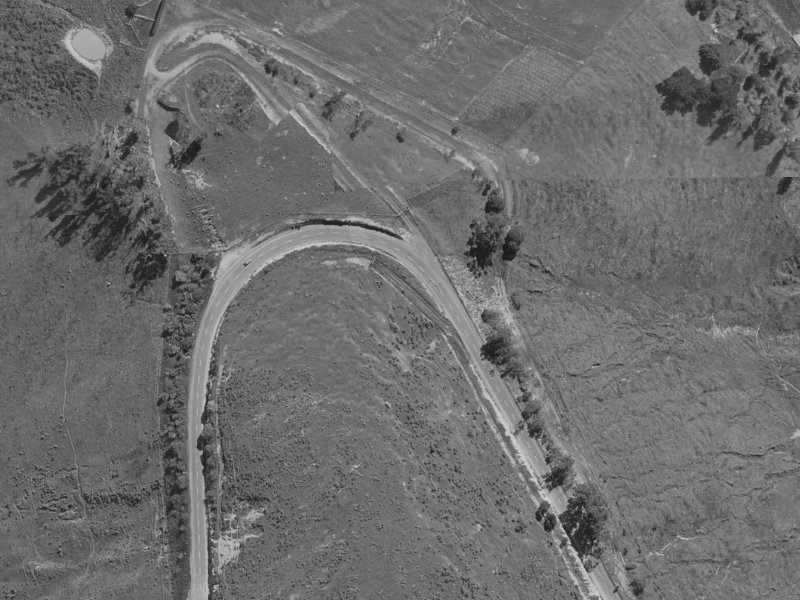 67–189 Charteris Bay Road from the air, 1970-1974