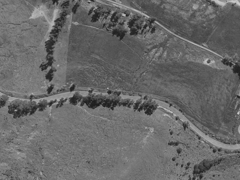 Charteris Bay Road from the air, 1970-1974