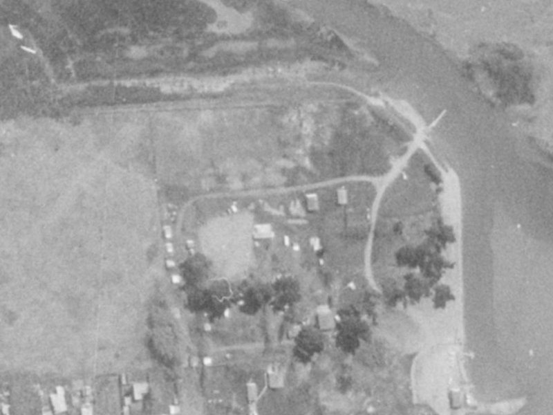 Shammys Place from the air, 1975-1979