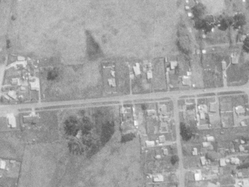 Harbour Road from the air, 1975-1979
