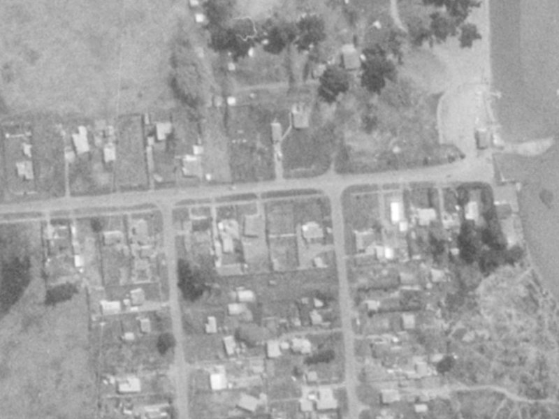 80 Harbour Road from the air, 1975-1979
