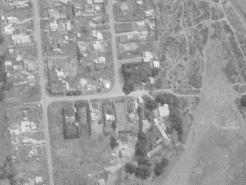 12 Chalford Street from the air, 1975-1979