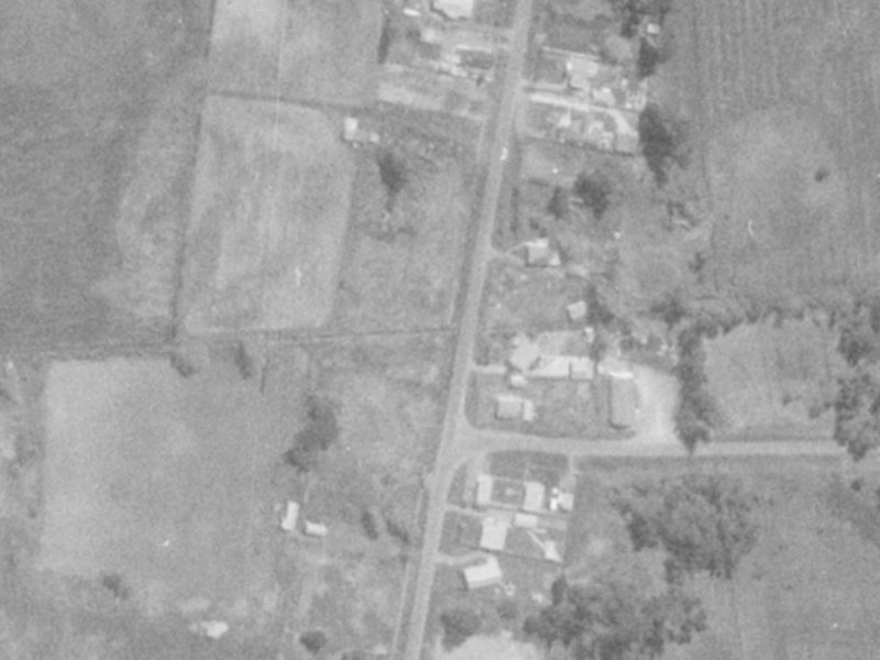1047 Lower Styx Road from the air, 1975-1979