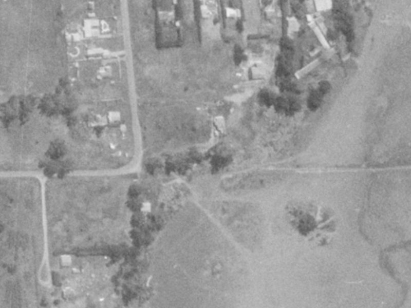 43 Charon Street from the air, 1975-1979