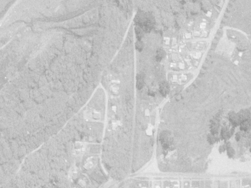 Pikes Track from the air, 1975-1979