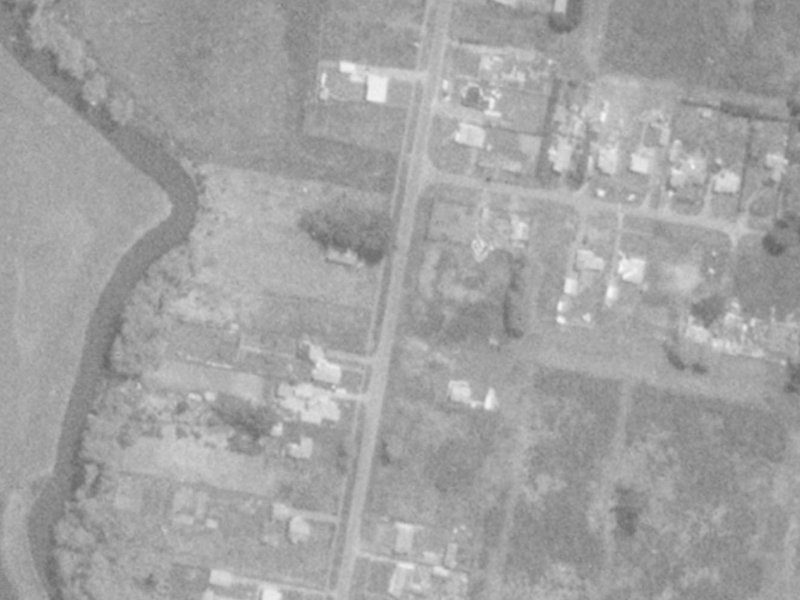 1002 Lower Styx Road from the air, 1975-1979
