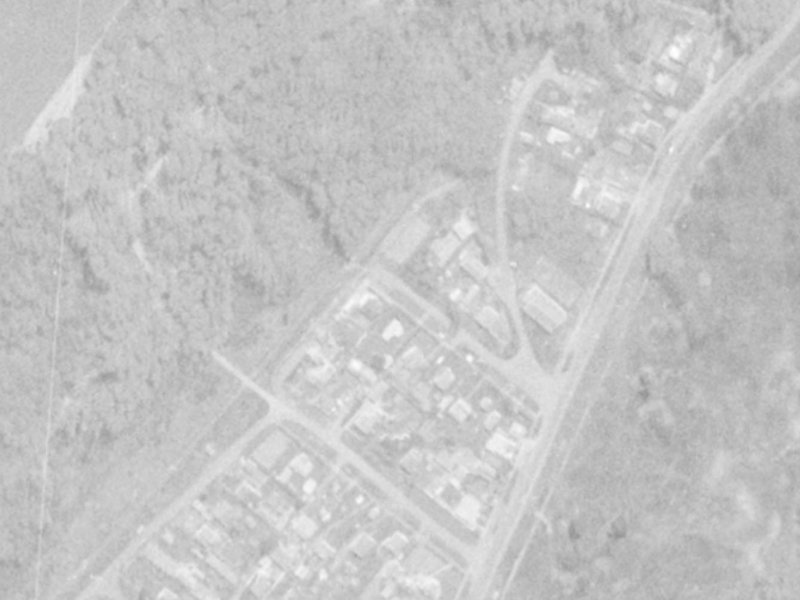 Ourbridge Street from the air, 1975-1979