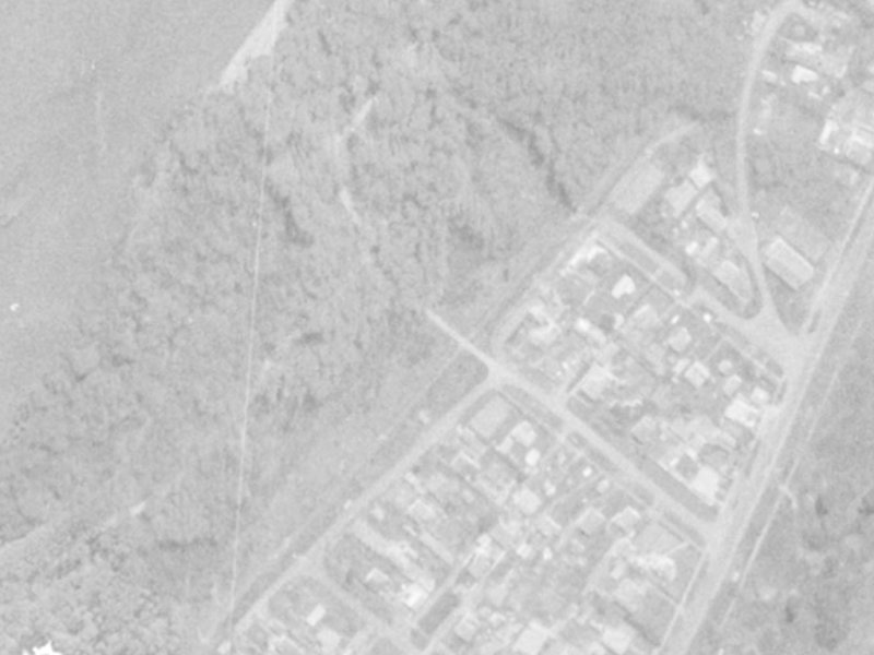 Seddon Street from the air, 1975-1979