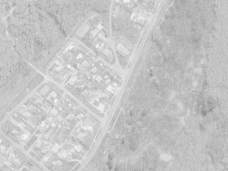 155 Kainga Road from the air, 1975-1979