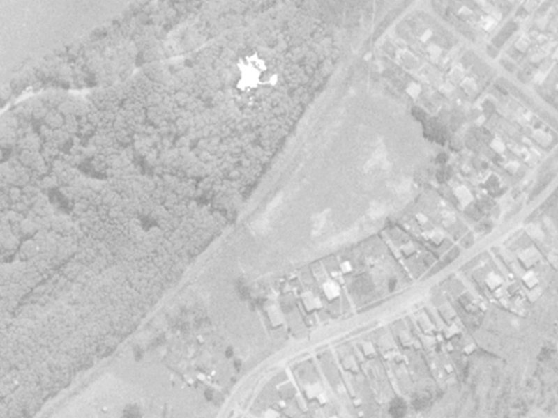 7 George Oliver Place from the air, 1975-1979