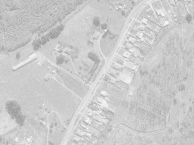 94 Kainga Road from the air, 1975-1979