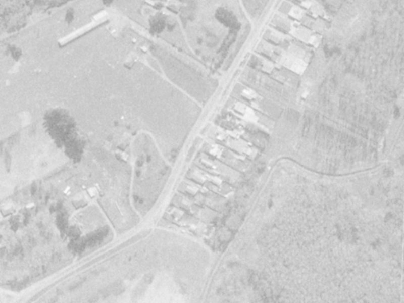 84 Kainga Road from the air, 1975-1979