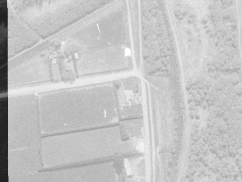 71 Coutts Island Road from the air, 1975-1979