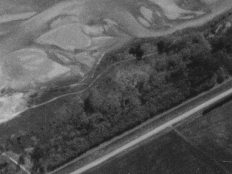 217 Coutts Island Road from the air, 1975-1979
