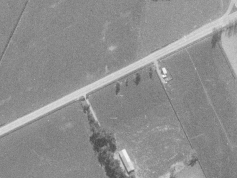 980 Main North Road from the air, 1975-1979
