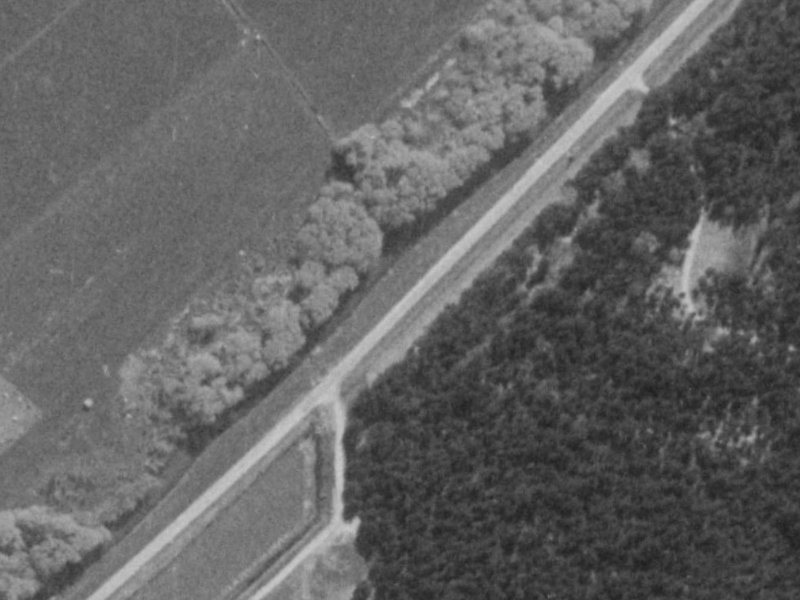 123–133 Lower Styx Road from the air, 1975-1979