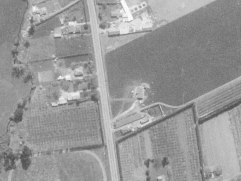 694 Marshland Road from the air, 1975-1979