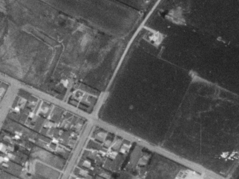2 Larne Place from the air, 1975-1979