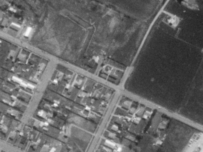 29 Factory Road from the air, 1975-1979