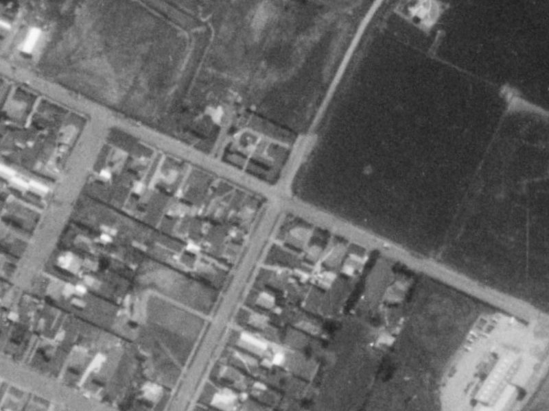 46 Tyrone Street from the air, 1975-1979