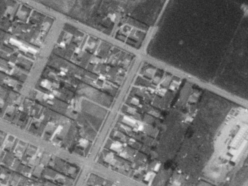 39 Tyrone Street from the air, 1975-1979
