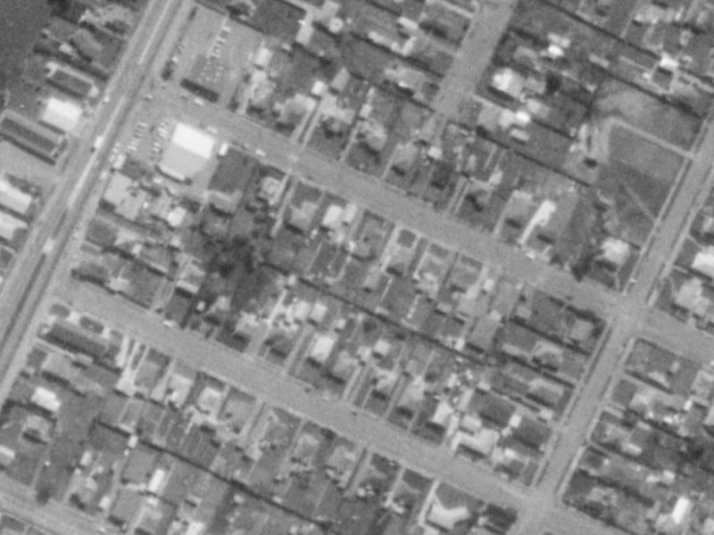 16A Richill Street from the air, 1975-1979