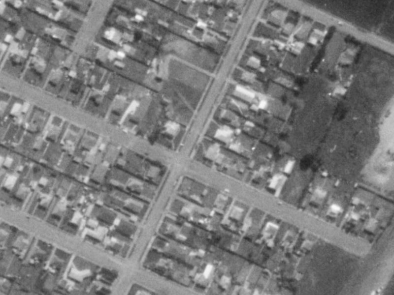24 Tyrone Street from the air, 1975-1979