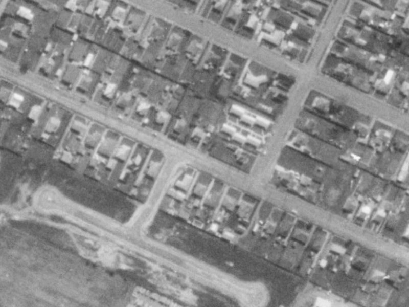 21 Donegal Street from the air, 1975-1979
