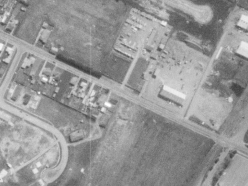 28A Belfast Road from the air, 1975-1979