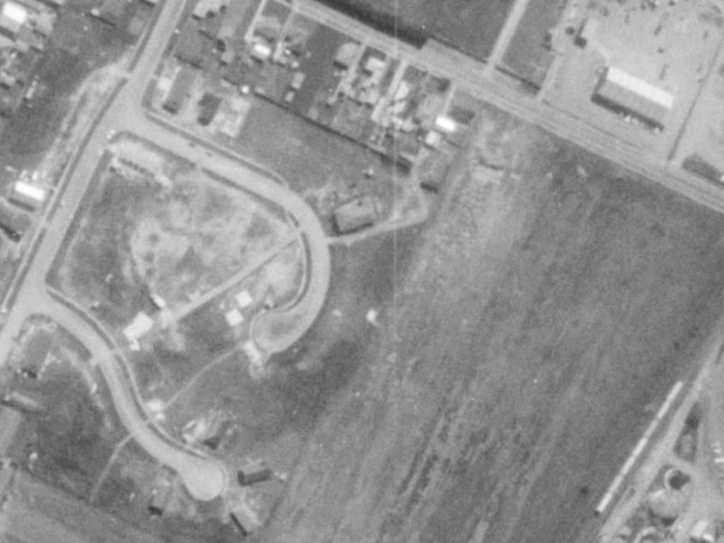 23 Castile Place from the air, 1975-1979