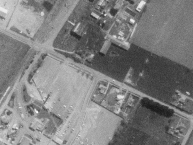 61A Belfast Road from the air, 1975-1979