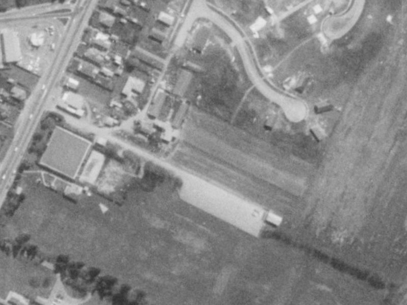 40E Shannon Place from the air, 1975-1979