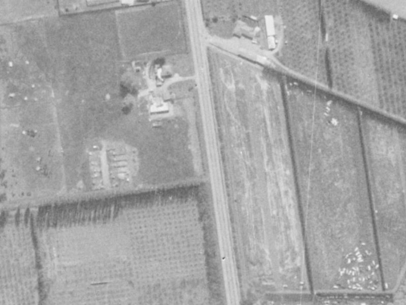 612 Marshland Road from the air, 1975-1979