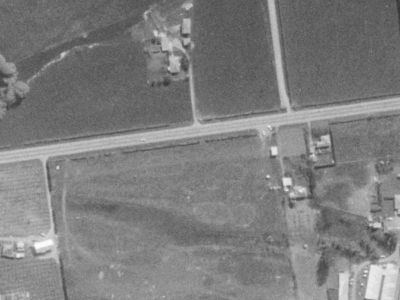 Springbrook Lane from the air, 1975-1979