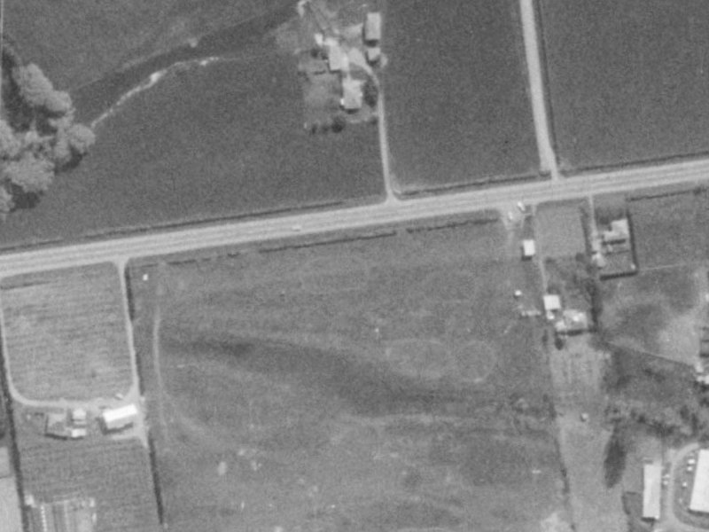 9 Springbrook Lane from the air, 1975-1979